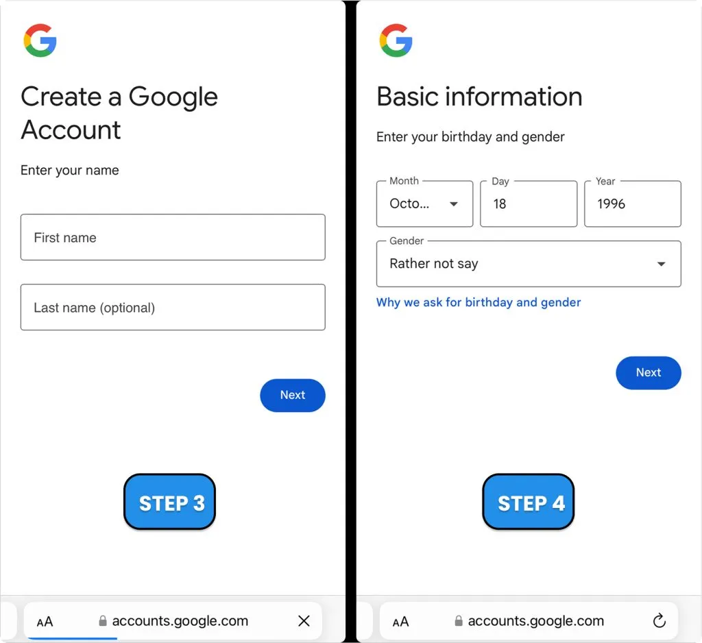 How To Create a Valid Email for Lifeline Applications — figure 3