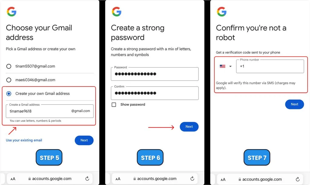 How To Create a Valid Email for Lifeline Applications — figure 4