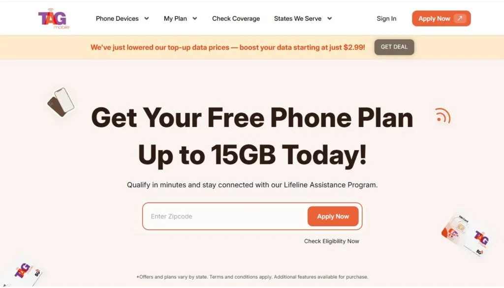 how to apply for free tablet from government online