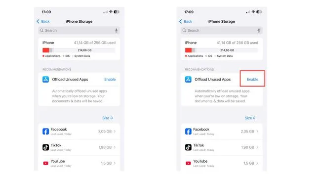 how to free up photo space on iphone