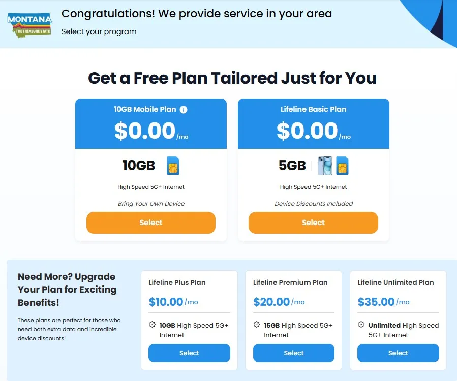 Lifeline: The Best Free Government Phone Montana Program